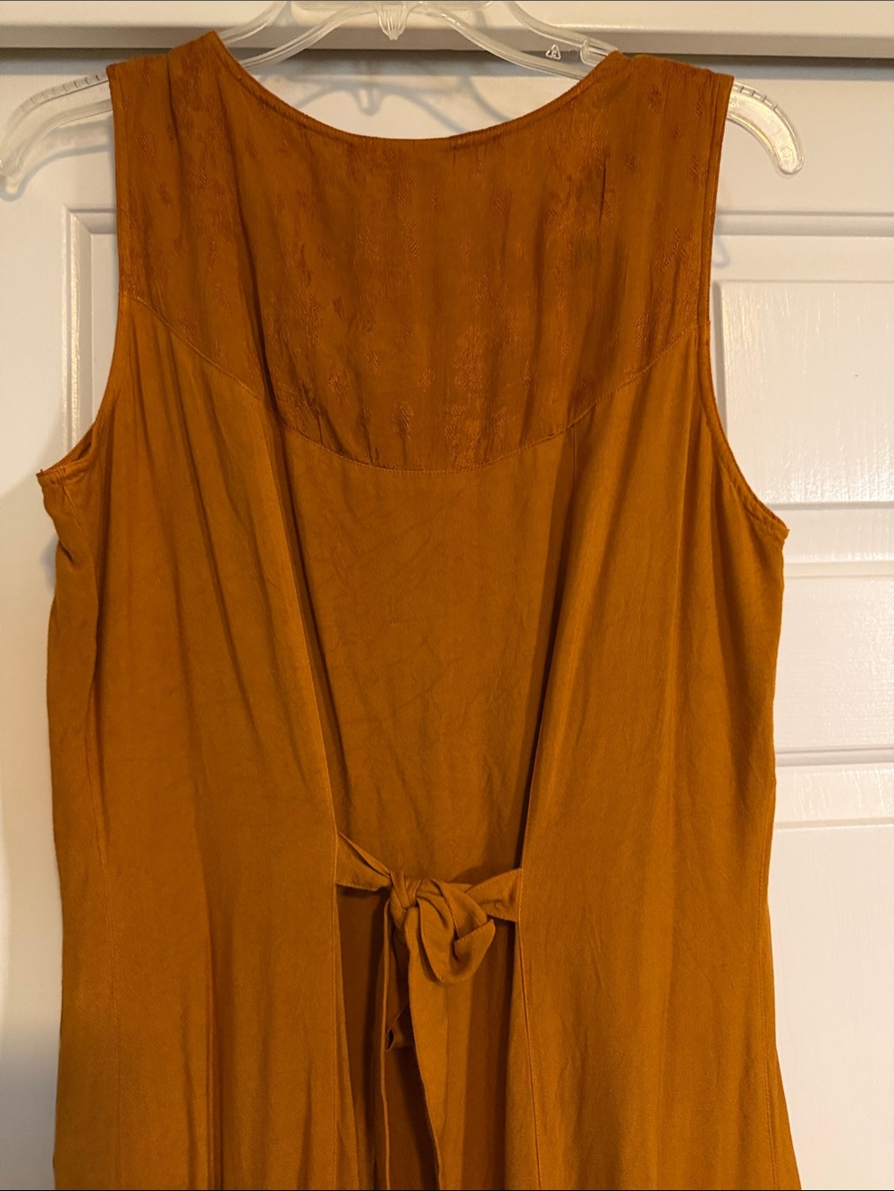 NWT Sleeveless Pumpkin Button-Front Maxi Dress - Picture 5 of 8